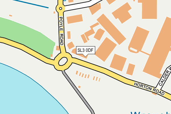 SL3 0DF map - OS OpenMap – Local (Ordnance Survey)