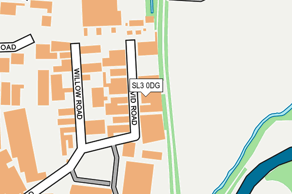 SL3 0DG map - OS OpenMap – Local (Ordnance Survey)