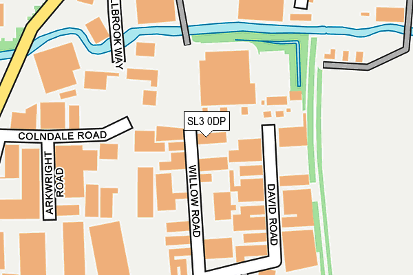 SL3 0DP map - OS OpenMap – Local (Ordnance Survey)