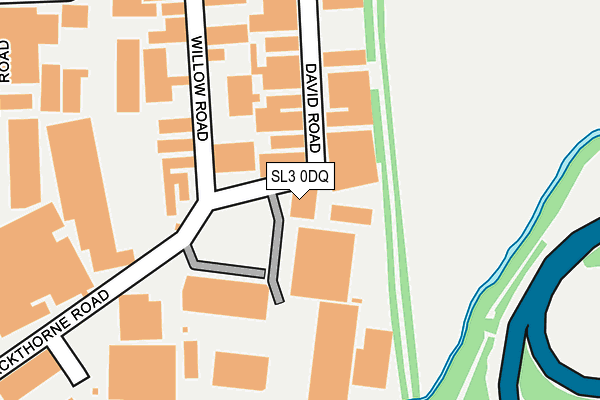 SL3 0DQ map - OS OpenMap – Local (Ordnance Survey)