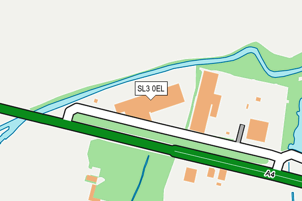 SL3 0EL map - OS OpenMap – Local (Ordnance Survey)