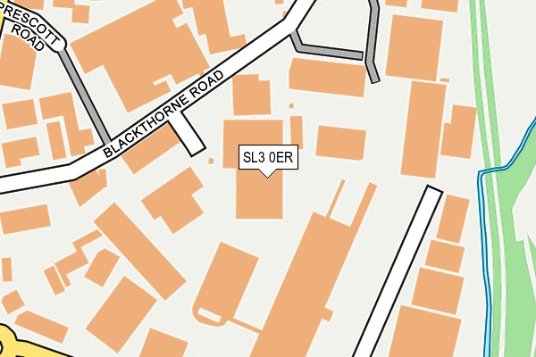 SL3 0ER map - OS OpenMap – Local (Ordnance Survey)