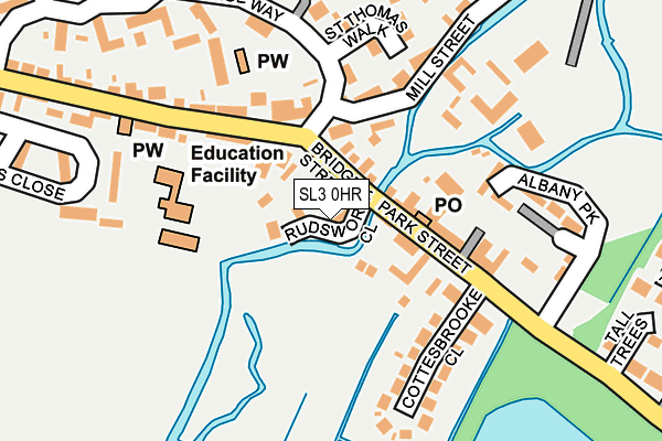 SL3 0HR map - OS OpenMap – Local (Ordnance Survey)