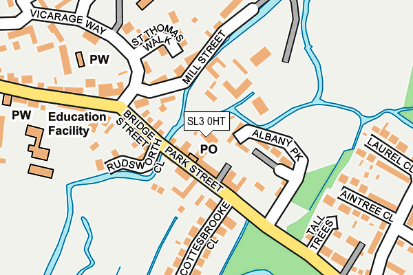 SL3 0HT map - OS OpenMap – Local (Ordnance Survey)