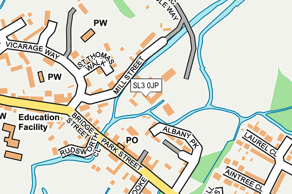 SL3 0JP map - OS OpenMap – Local (Ordnance Survey)