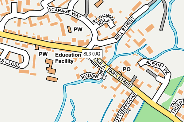 SL3 0JQ map - OS OpenMap – Local (Ordnance Survey)