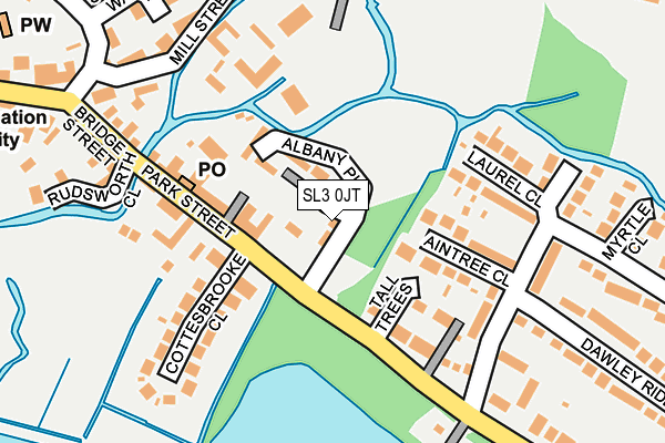 SL3 0JT map - OS OpenMap – Local (Ordnance Survey)