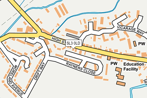 SL3 0LD map - OS OpenMap – Local (Ordnance Survey)