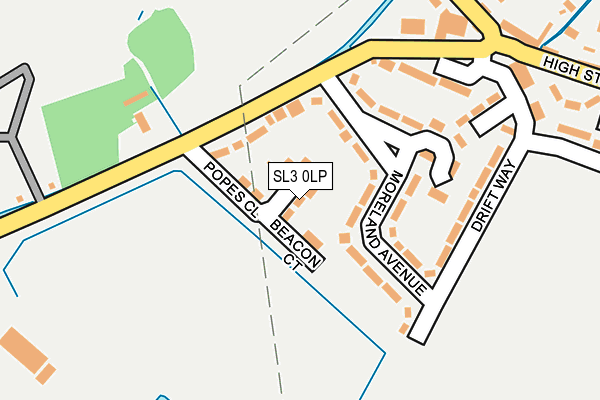 SL3 0LP map - OS OpenMap – Local (Ordnance Survey)