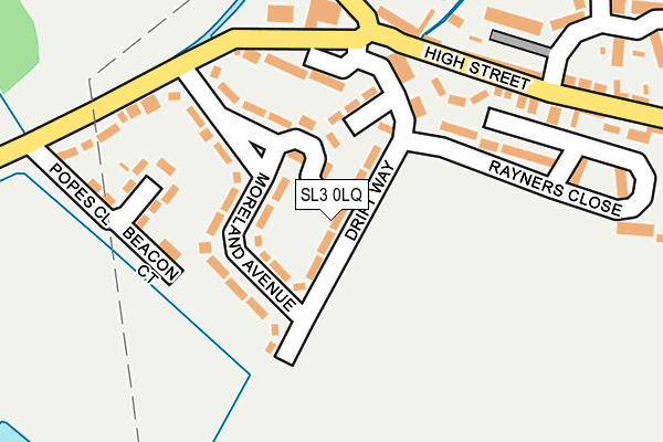 SL3 0LQ map - OS OpenMap – Local (Ordnance Survey)
