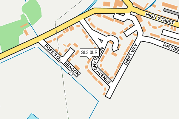 SL3 0LR map - OS OpenMap – Local (Ordnance Survey)
