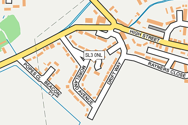 SL3 0NL map - OS OpenMap – Local (Ordnance Survey)