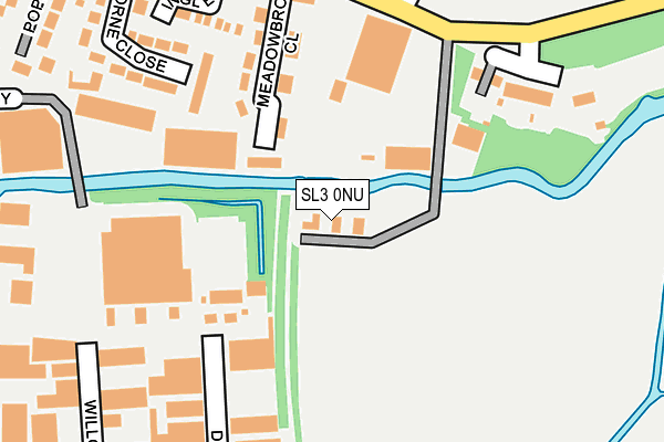 SL3 0NU map - OS OpenMap – Local (Ordnance Survey)