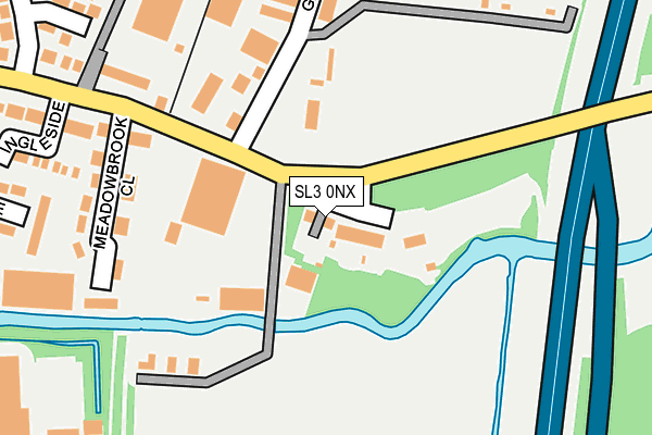 SL3 0NX map - OS OpenMap – Local (Ordnance Survey)