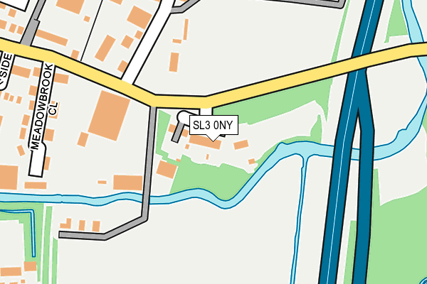 SL3 0NY map - OS OpenMap – Local (Ordnance Survey)