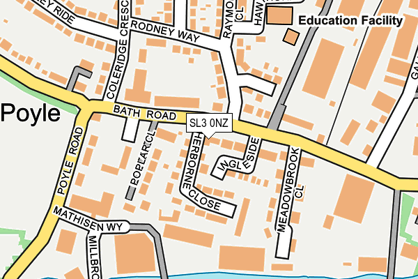 SL3 0NZ map - OS OpenMap – Local (Ordnance Survey)