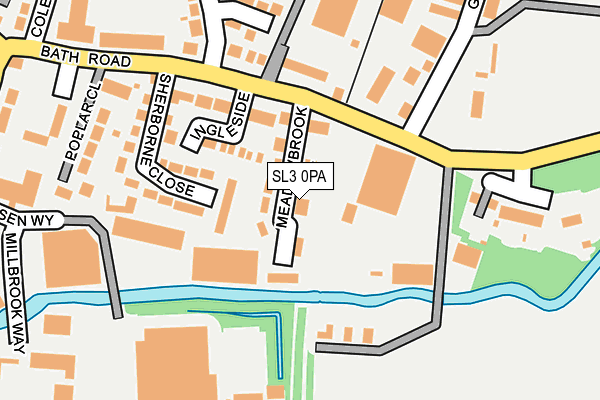 SL3 0PA map - OS OpenMap – Local (Ordnance Survey)