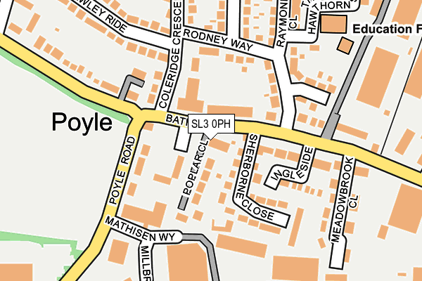 SL3 0PH map - OS OpenMap – Local (Ordnance Survey)