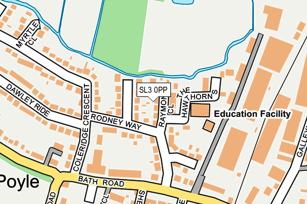 SL3 0PP map - OS OpenMap – Local (Ordnance Survey)