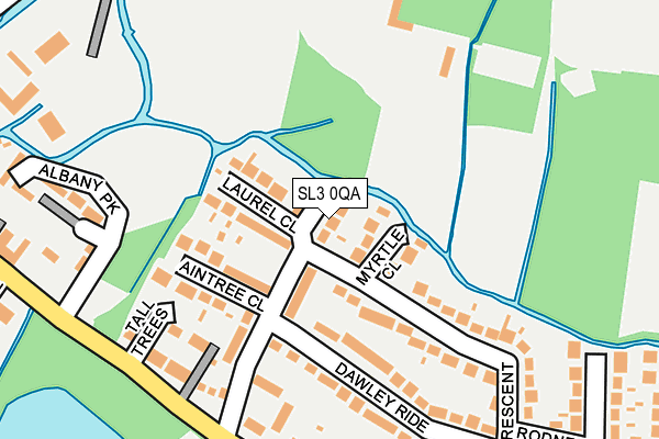 SL3 0QA map - OS OpenMap – Local (Ordnance Survey)