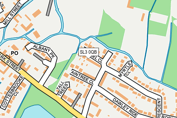 SL3 0QB map - OS OpenMap – Local (Ordnance Survey)