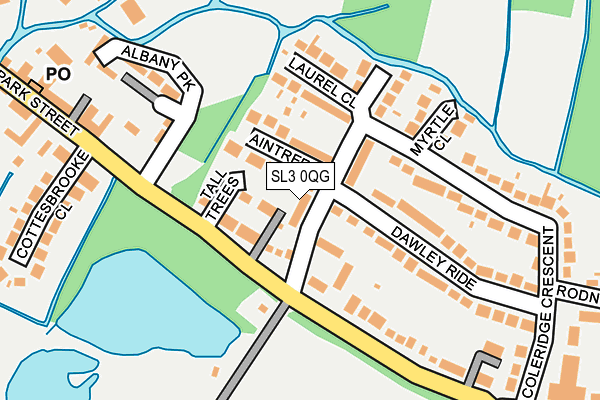 SL3 0QG map - OS OpenMap – Local (Ordnance Survey)