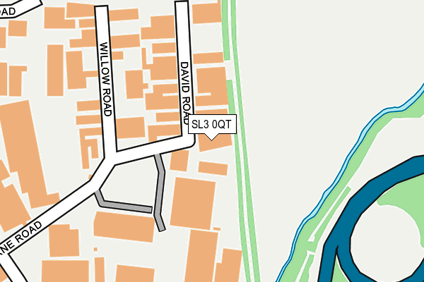 SL3 0QT map - OS OpenMap – Local (Ordnance Survey)