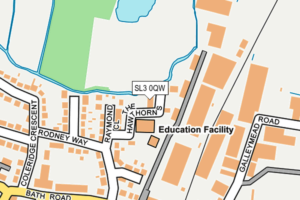SL3 0QW map - OS OpenMap – Local (Ordnance Survey)