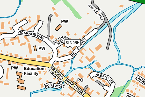 SL3 0RH map - OS OpenMap – Local (Ordnance Survey)