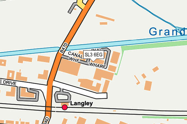 SL3 6EG map - OS OpenMap – Local (Ordnance Survey)