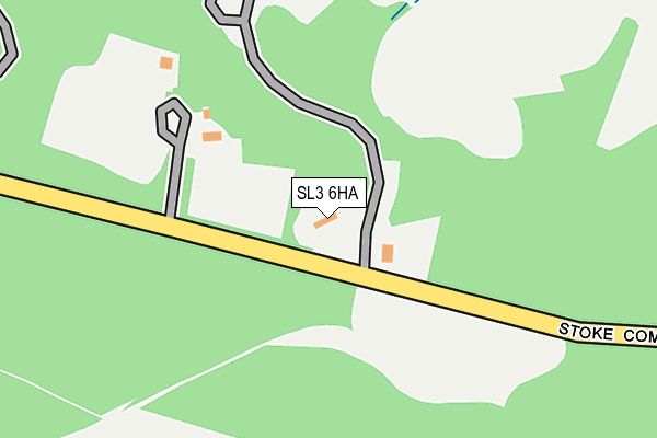 SL3 6HA map - OS OpenMap – Local (Ordnance Survey)