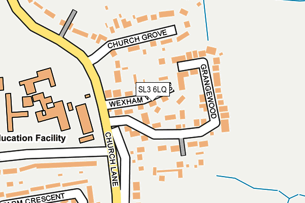 SL3 6LQ map - OS OpenMap – Local (Ordnance Survey)