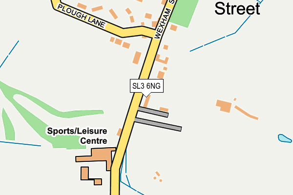 SL3 6NG map - OS OpenMap – Local (Ordnance Survey)