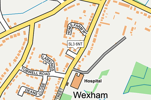 SL3 6NT map - OS OpenMap – Local (Ordnance Survey)