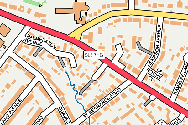 SL3 7HG map - OS OpenMap – Local (Ordnance Survey)