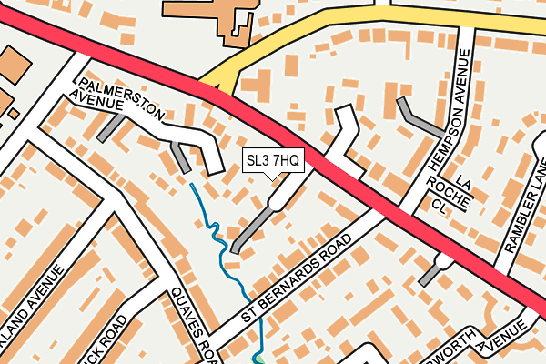 SL3 7HQ map - OS OpenMap – Local (Ordnance Survey)