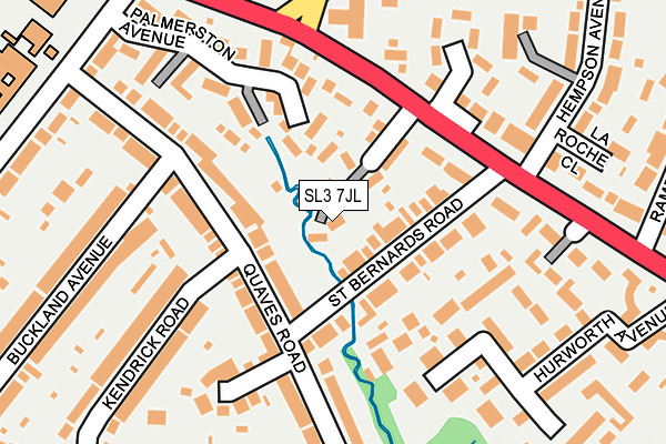 SL3 7JL map - OS OpenMap – Local (Ordnance Survey)