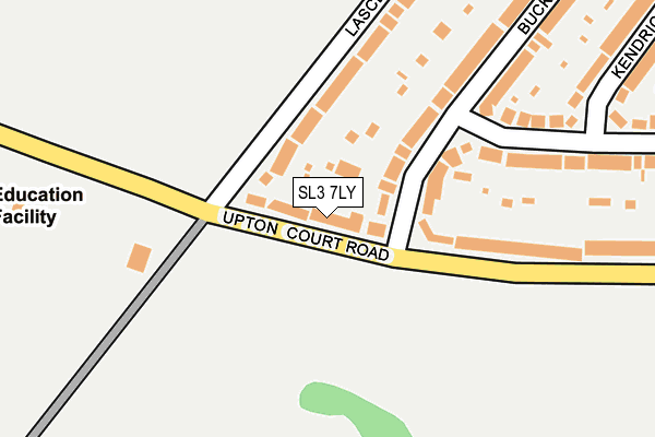SL3 7LY map - OS OpenMap – Local (Ordnance Survey)