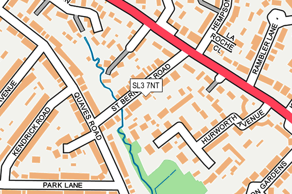 SL3 7NT map - OS OpenMap – Local (Ordnance Survey)