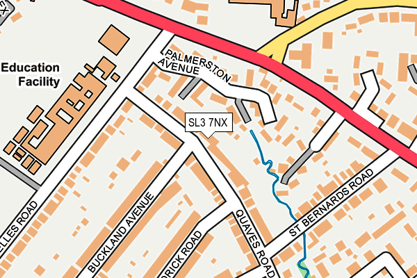 SL3 7NX map - OS OpenMap – Local (Ordnance Survey)