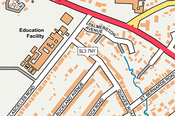 SL3 7NY map - OS OpenMap – Local (Ordnance Survey)