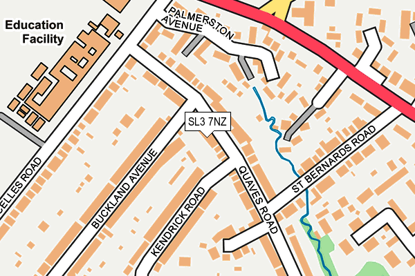 SL3 7NZ map - OS OpenMap – Local (Ordnance Survey)
