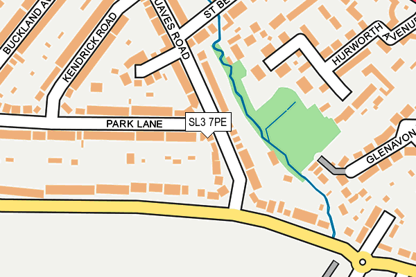 SL3 7PE map - OS OpenMap – Local (Ordnance Survey)