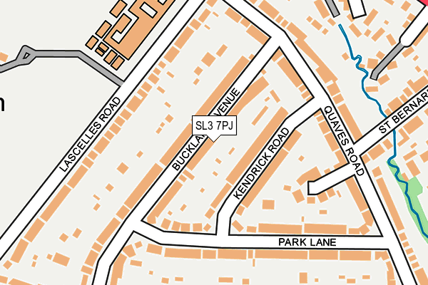 SL3 7PJ map - OS OpenMap – Local (Ordnance Survey)
