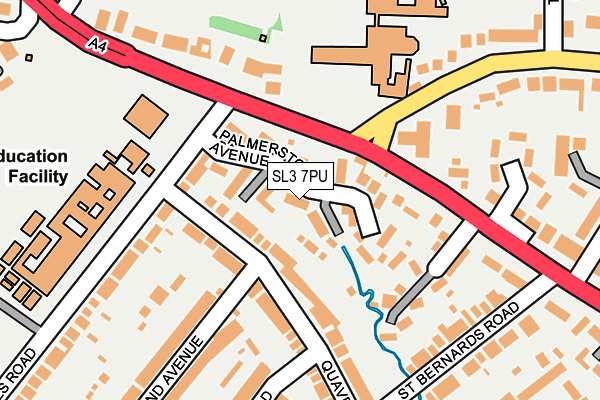 SL3 7PU map - OS OpenMap – Local (Ordnance Survey)
