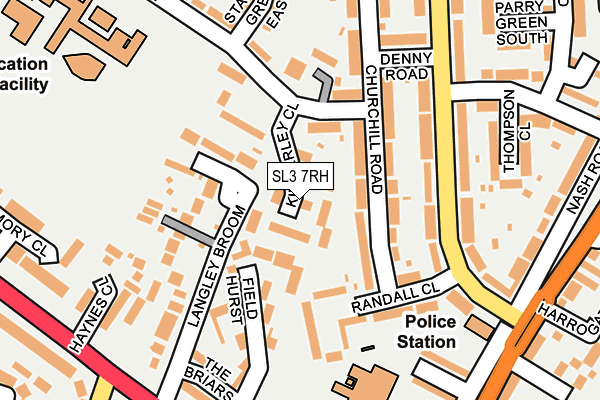 SL3 7RH map - OS OpenMap – Local (Ordnance Survey)