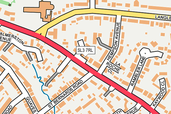 SL3 7RL map - OS OpenMap – Local (Ordnance Survey)