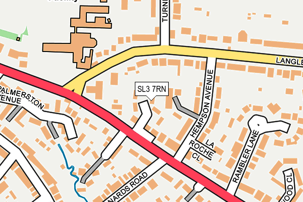 SL3 7RN map - OS OpenMap – Local (Ordnance Survey)