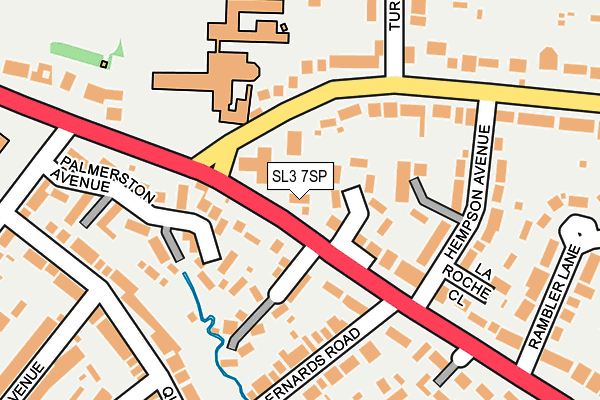 SL3 7SP map - OS OpenMap – Local (Ordnance Survey)