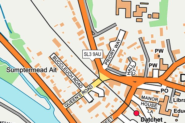 SL3 9AU map - OS OpenMap – Local (Ordnance Survey)